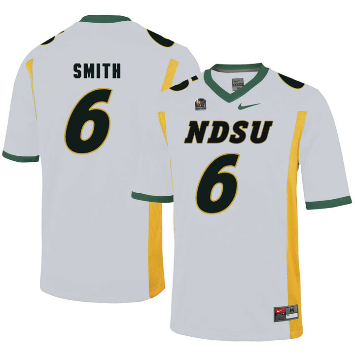 North Dakota State Bison 6 Zach Smith White College Football Jersey Dzhi,We sell and wholesale North Dakota State Bison 6 Zach Smith White College Football Jersey Dzhi on line form chian!